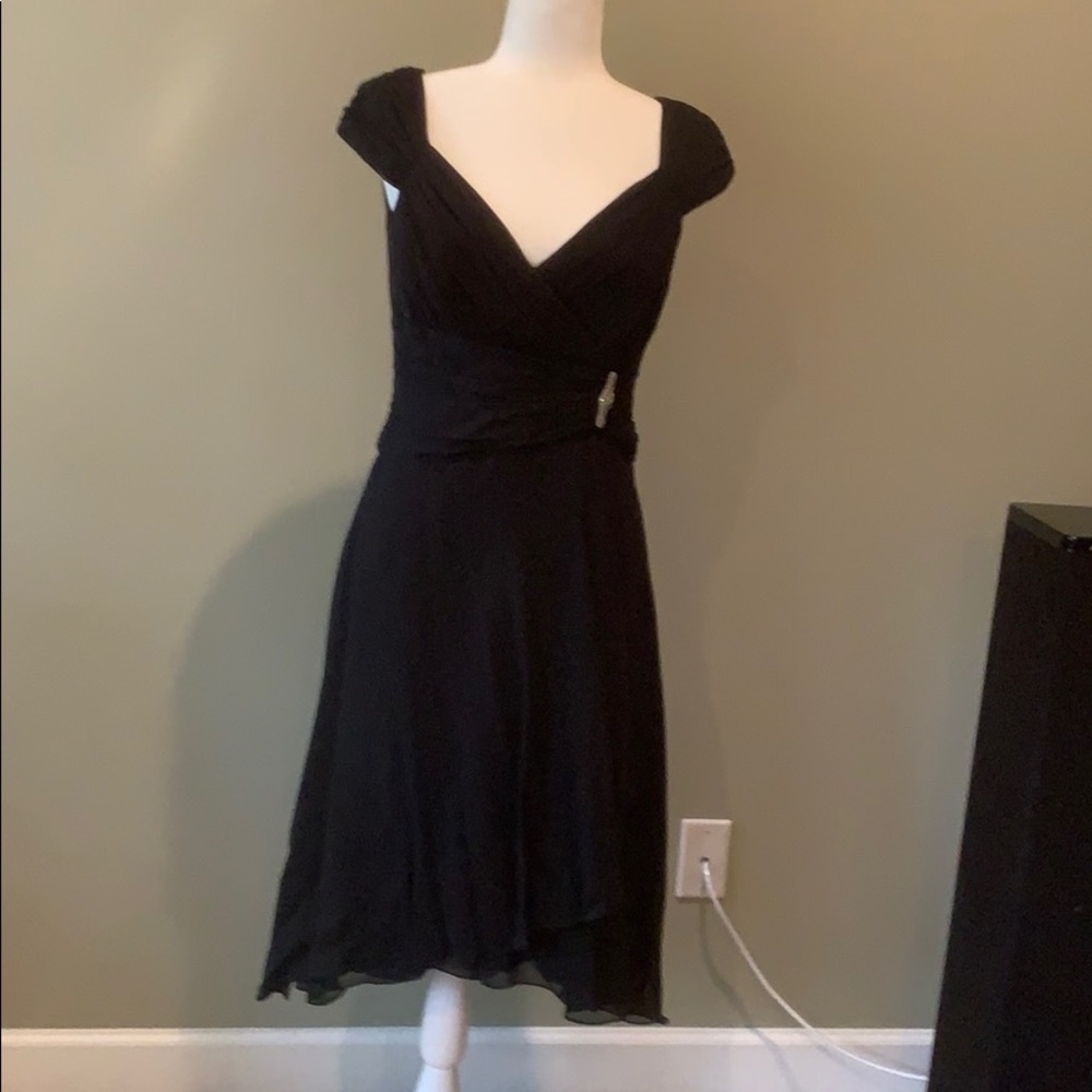Black Chiffon Dress